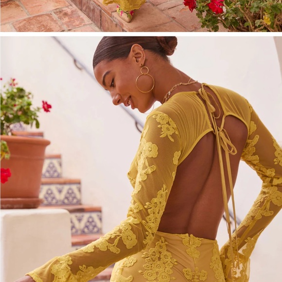 Jodie Cut Out Mesh Maxi Dress - Picture 2 of 7